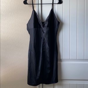 Silk black dress